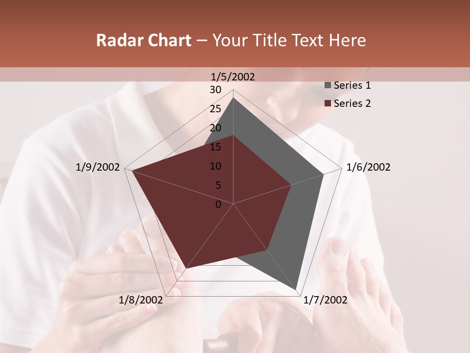 Fresh Luxury Lying PowerPoint Template