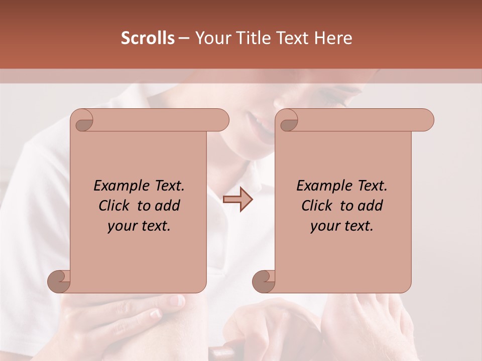Fresh Luxury Lying PowerPoint Template