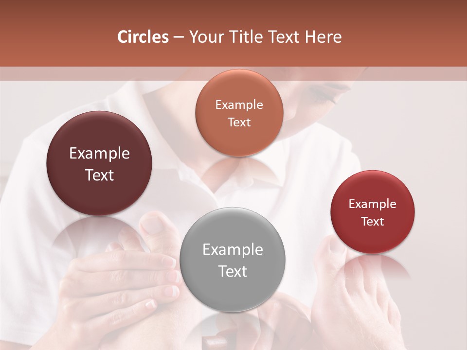 Fresh Luxury Lying PowerPoint Template