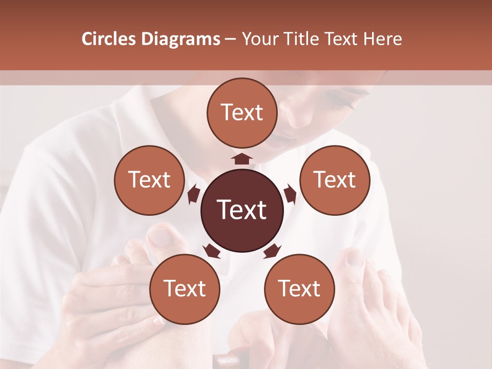 Fresh Luxury Lying PowerPoint Template