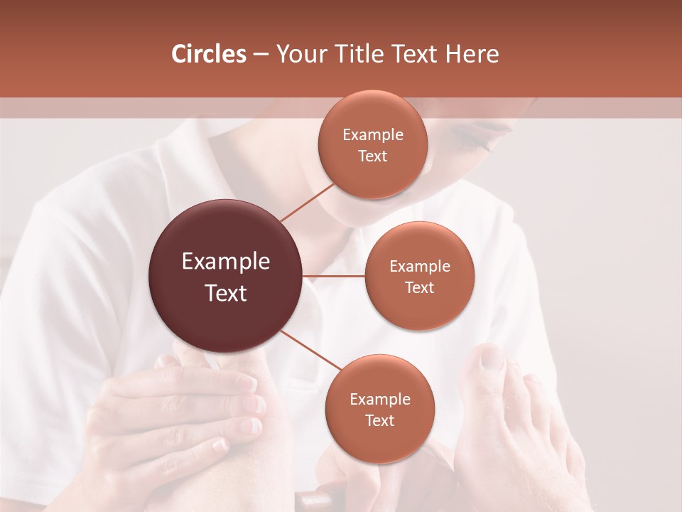 Fresh Luxury Lying PowerPoint Template