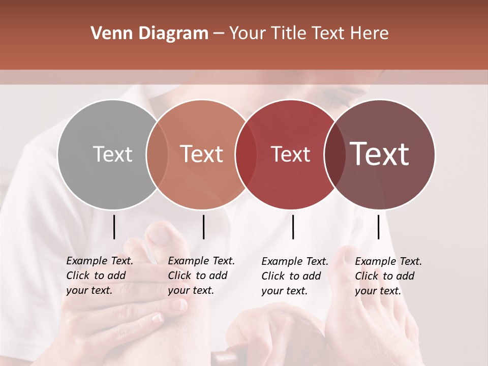 Fresh Luxury Lying PowerPoint Template