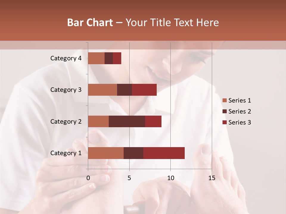 Fresh Luxury Lying PowerPoint Template