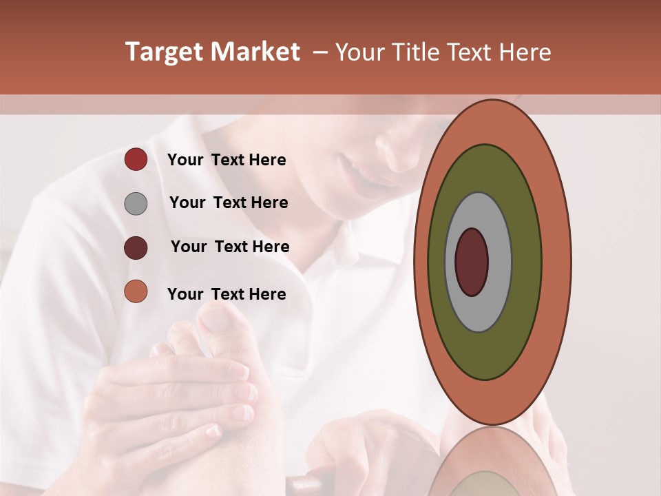 Fresh Luxury Lying PowerPoint Template