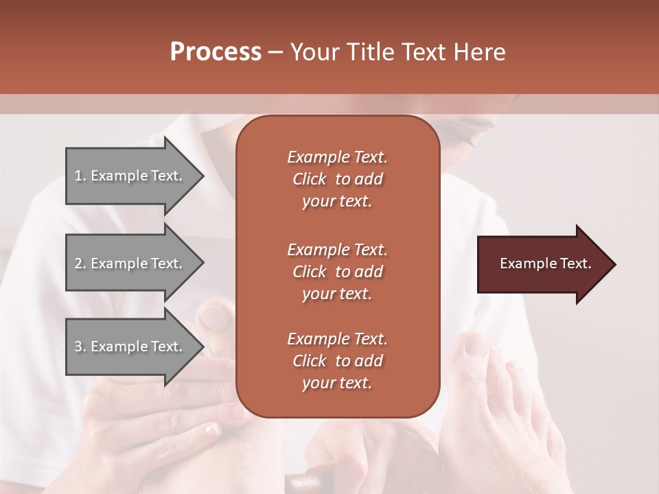 Fresh Luxury Lying PowerPoint Template