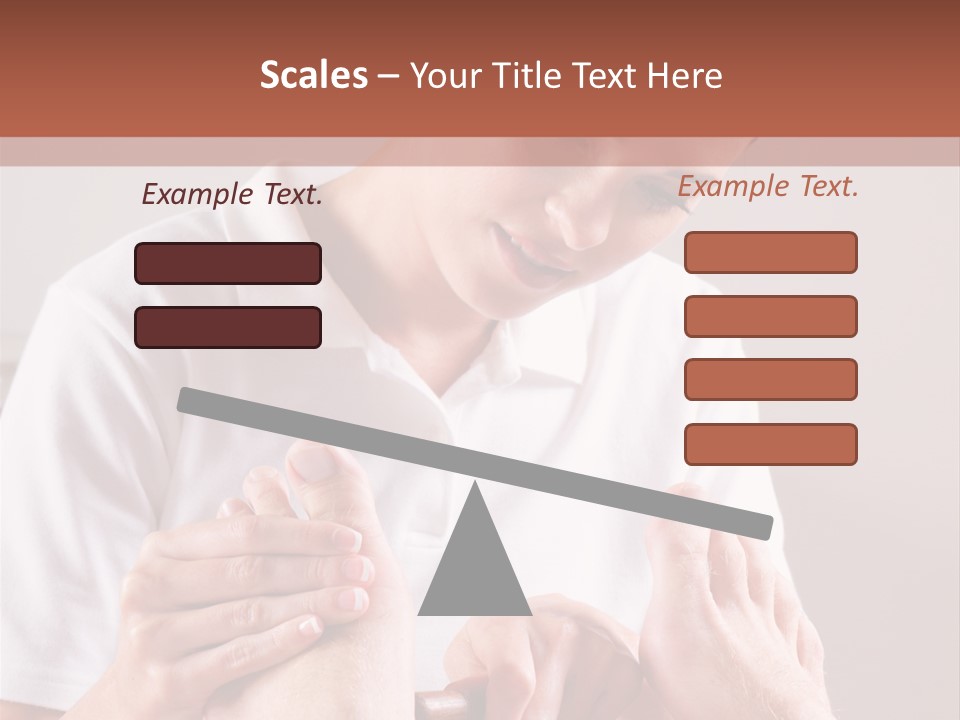 Fresh Luxury Lying PowerPoint Template