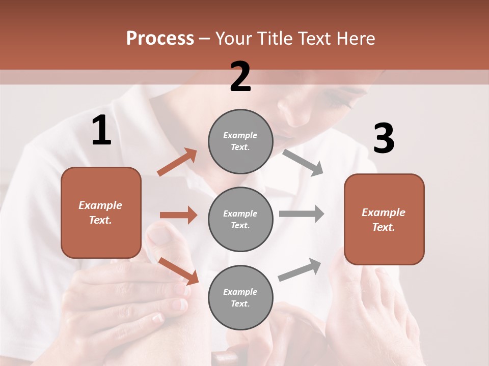 Fresh Luxury Lying PowerPoint Template