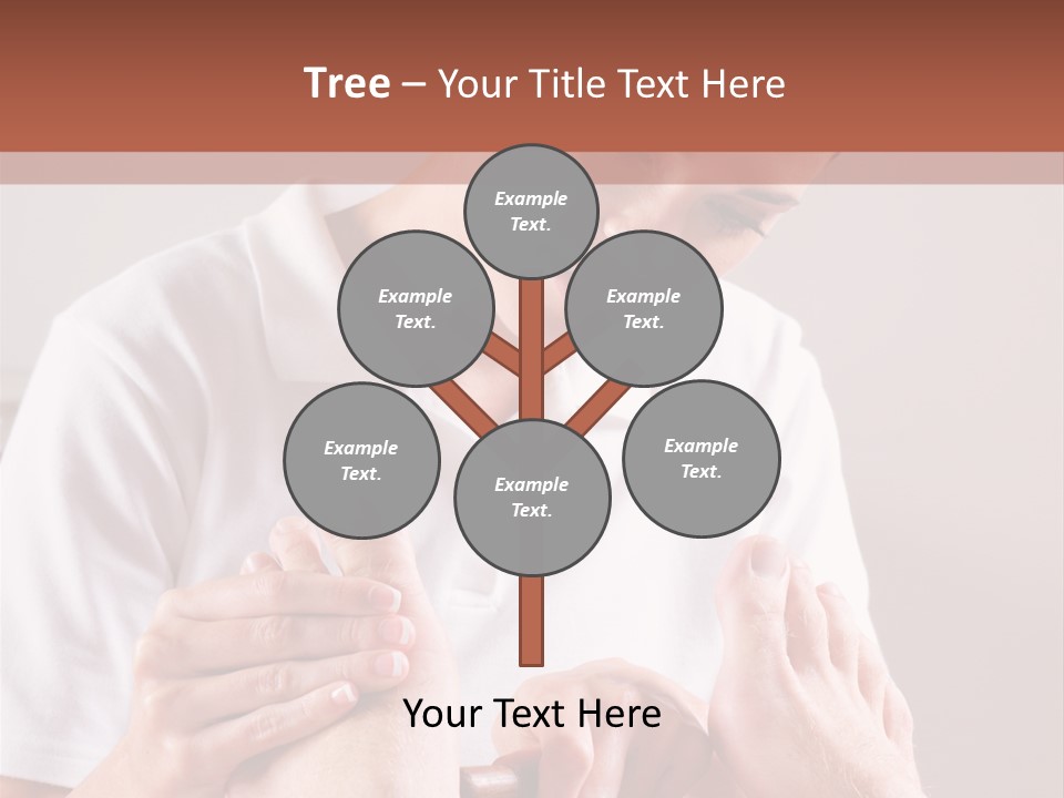 Fresh Luxury Lying PowerPoint Template