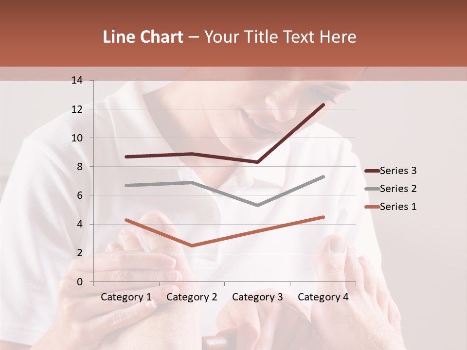 Fresh Luxury Lying PowerPoint Template