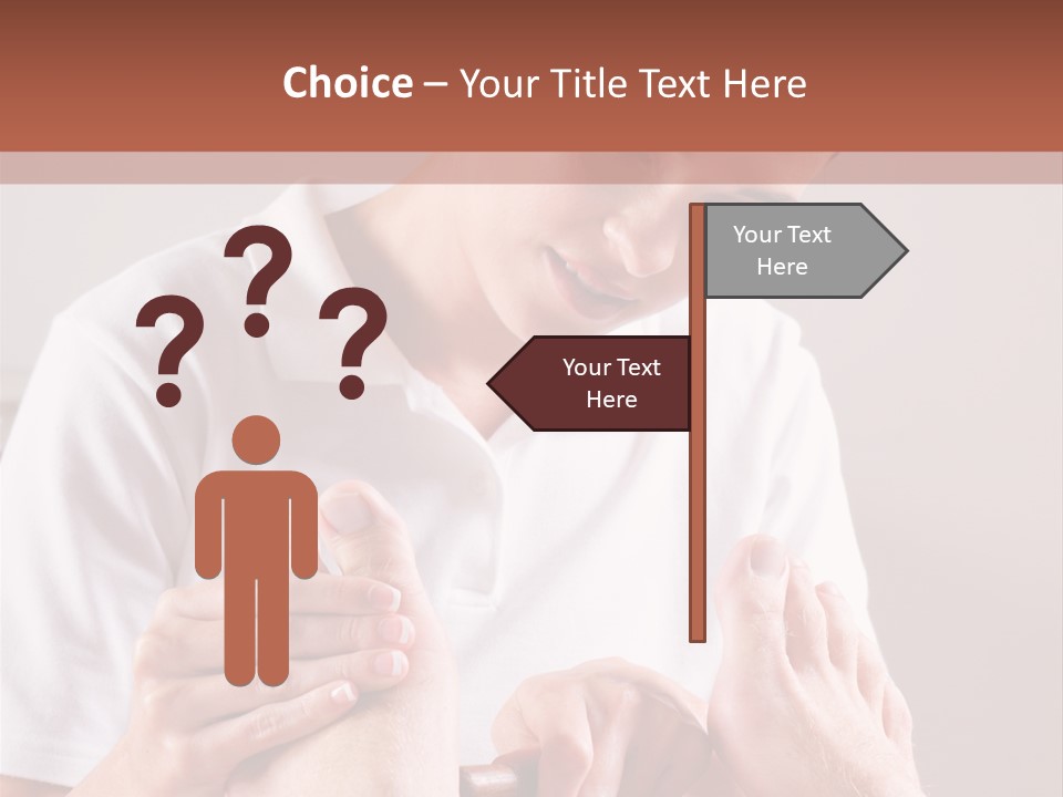 Fresh Luxury Lying PowerPoint Template