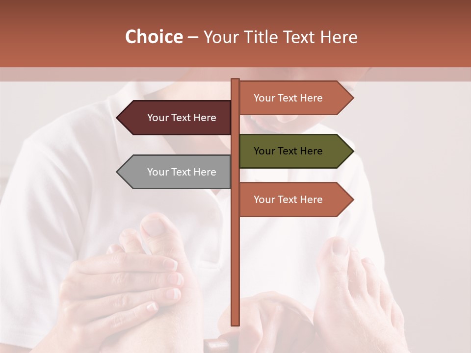Fresh Luxury Lying PowerPoint Template
