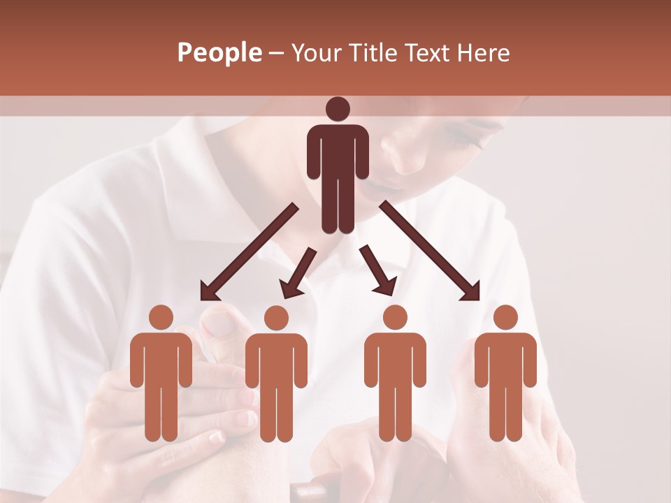 Fresh Luxury Lying PowerPoint Template