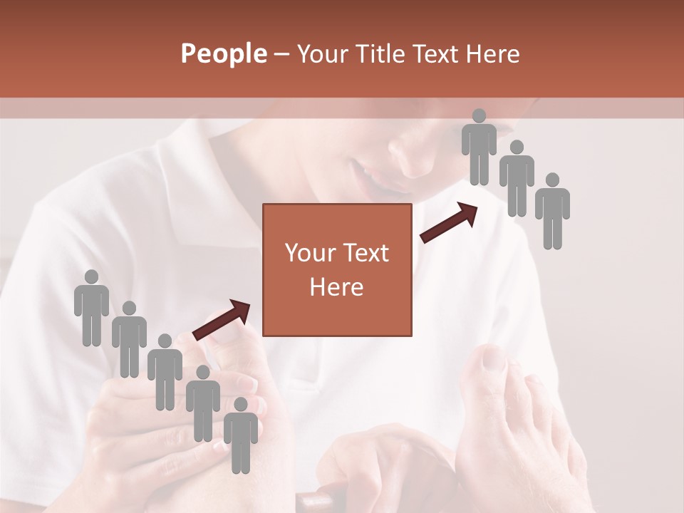 Fresh Luxury Lying PowerPoint Template