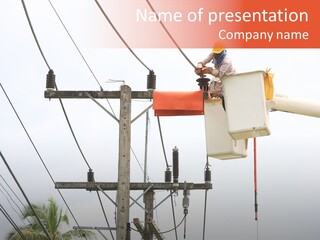 Grid High Dangerous PowerPoint Template