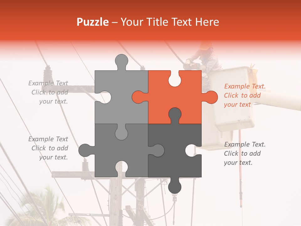Grid High Dangerous PowerPoint Template