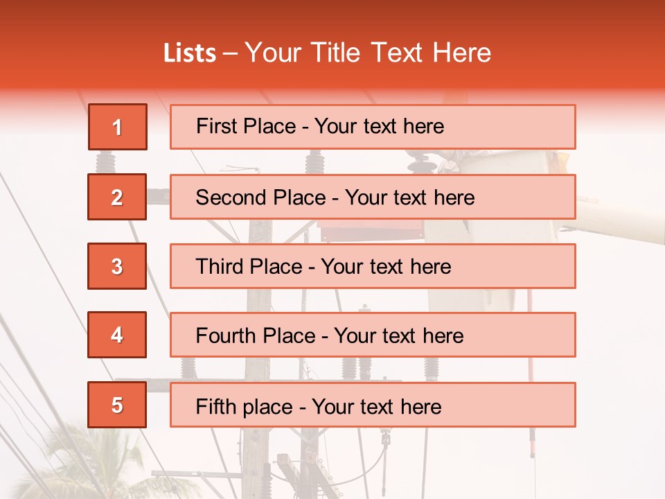 Grid High Dangerous PowerPoint Template