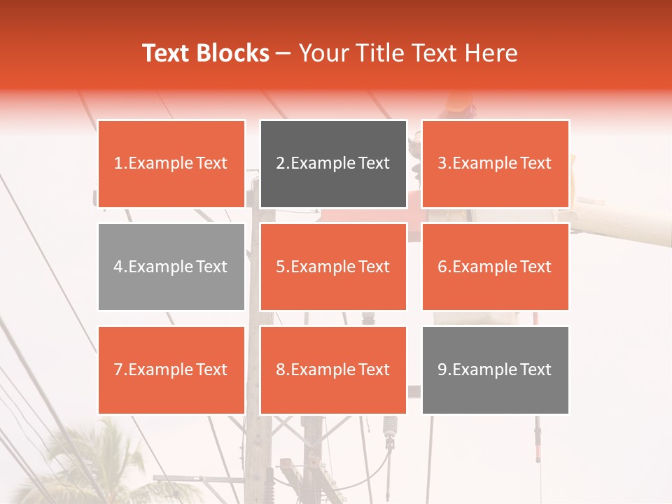 Grid High Dangerous PowerPoint Template