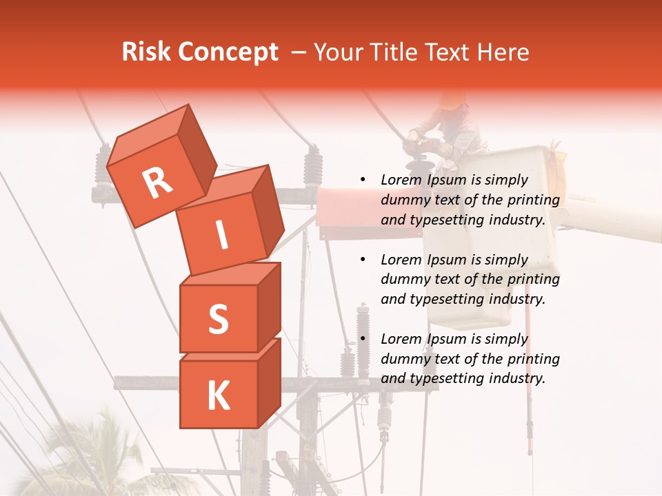 Grid High Dangerous PowerPoint Template