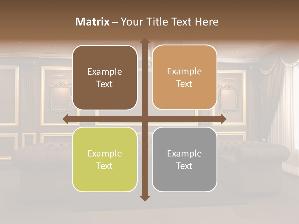 Furry Design Candle PowerPoint Template