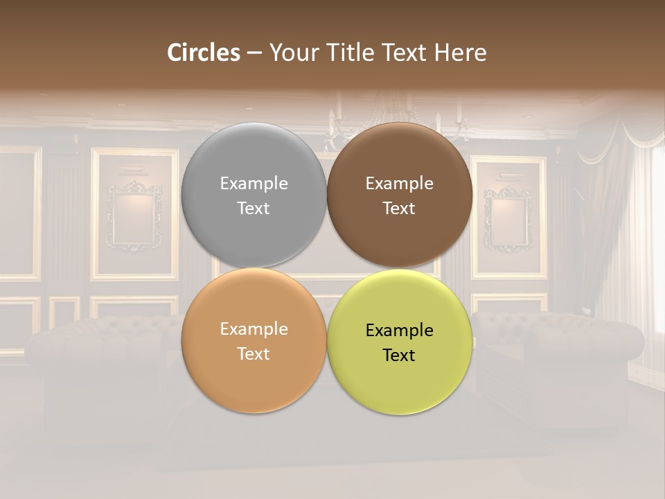 Furry Design Candle PowerPoint Template