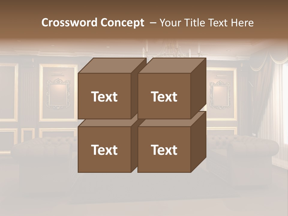 Furry Design Candle PowerPoint Template