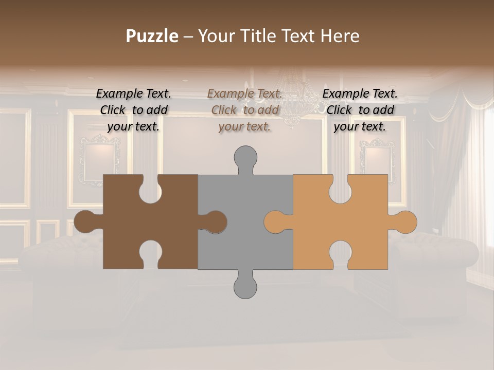 Furry Design Candle PowerPoint Template