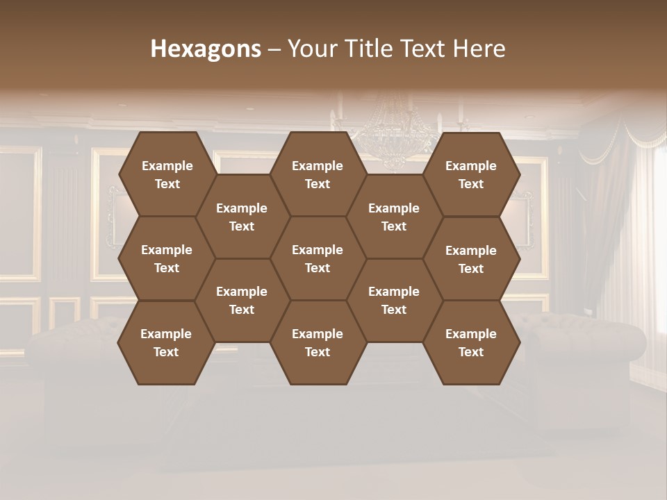 Furry Design Candle PowerPoint Template