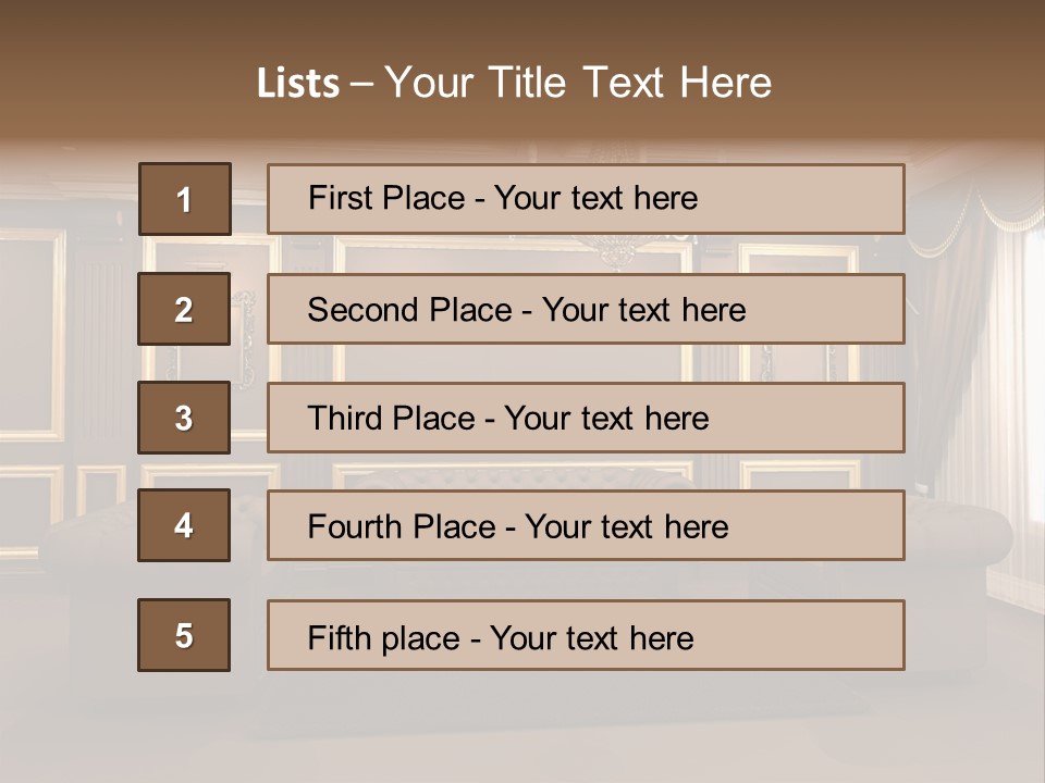 Furry Design Candle PowerPoint Template