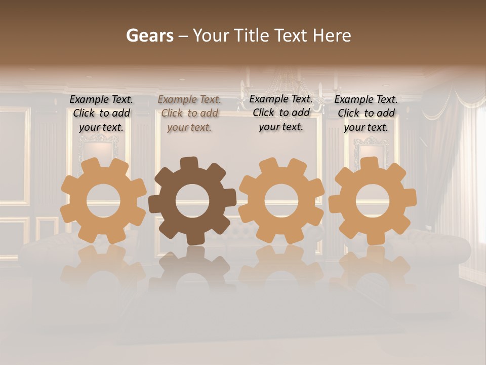 Furry Design Candle PowerPoint Template