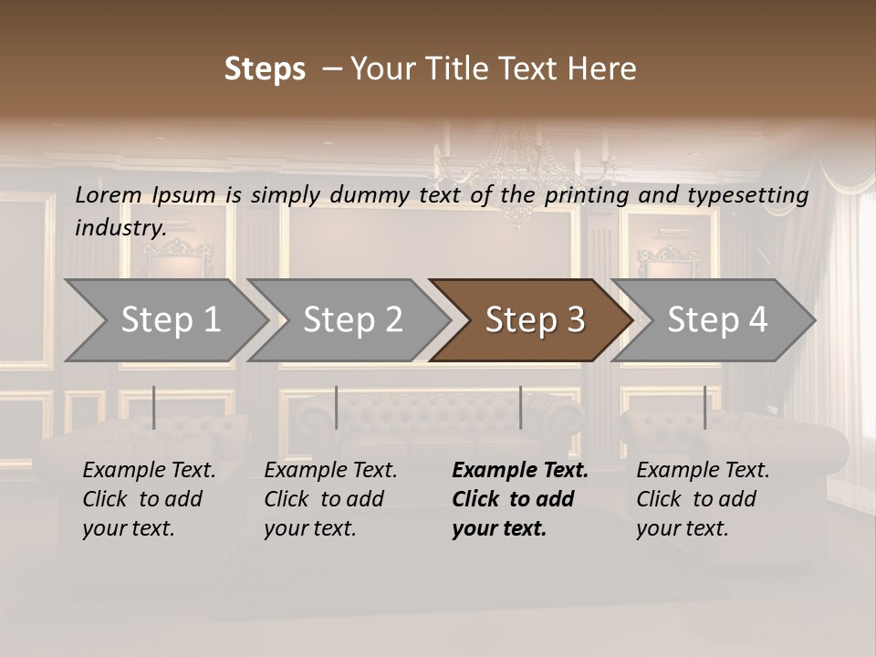 Furry Design Candle PowerPoint Template
