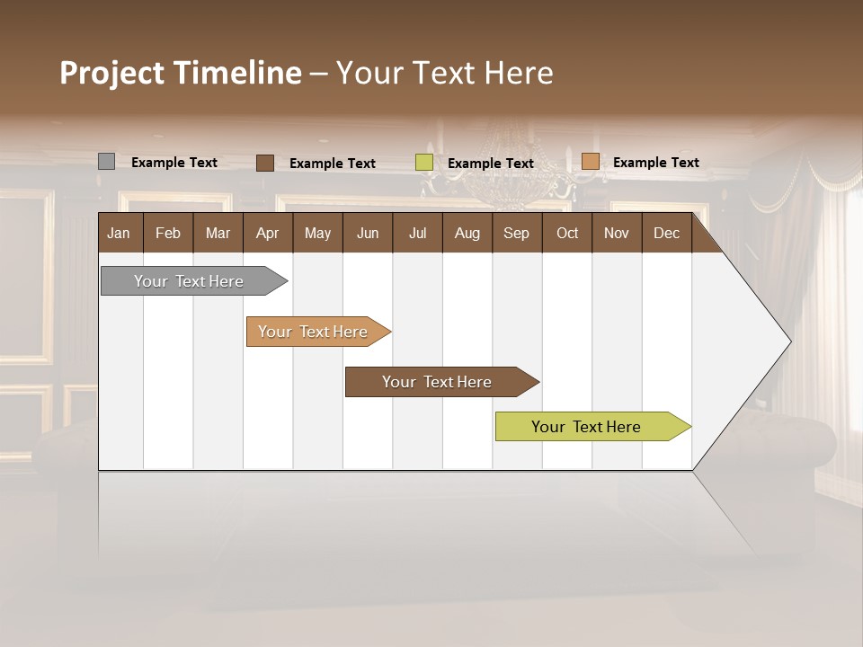 Furry Design Candle PowerPoint Template