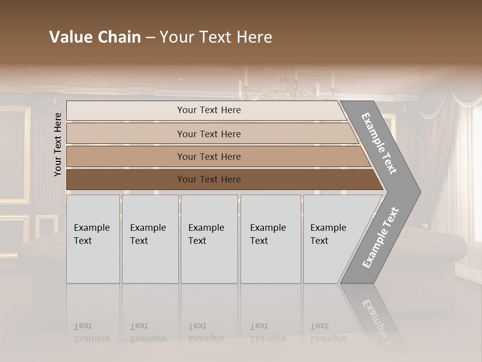 Furry Design Candle PowerPoint Template