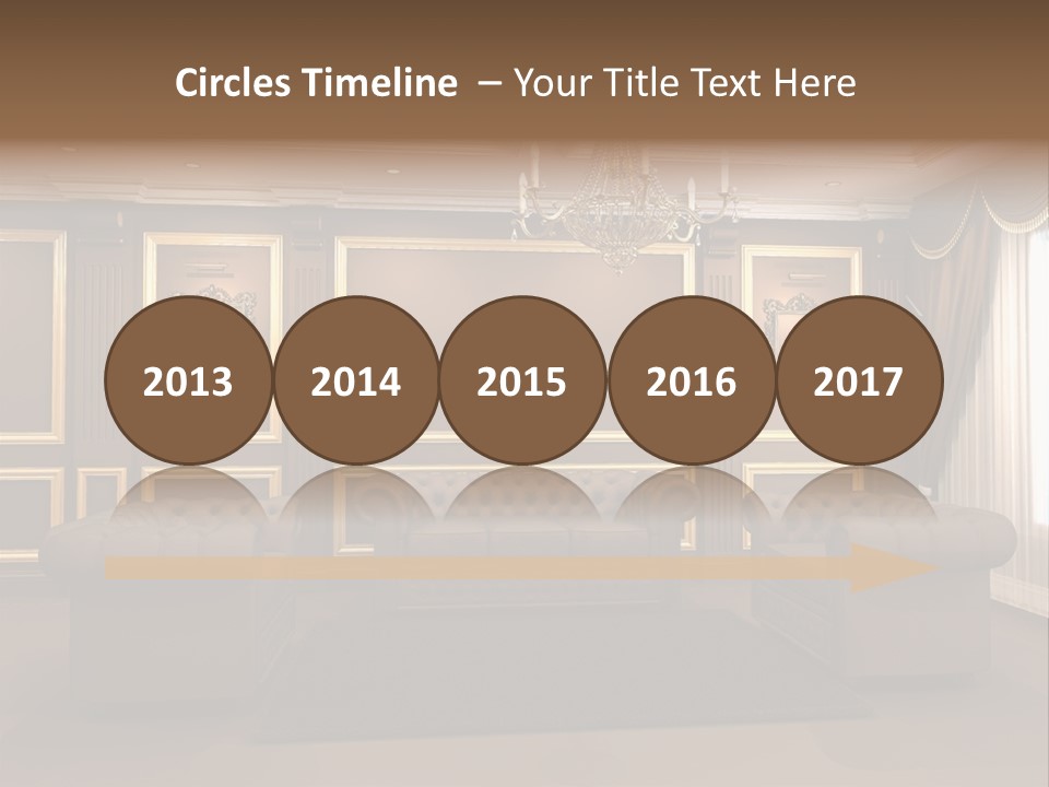 Furry Design Candle PowerPoint Template