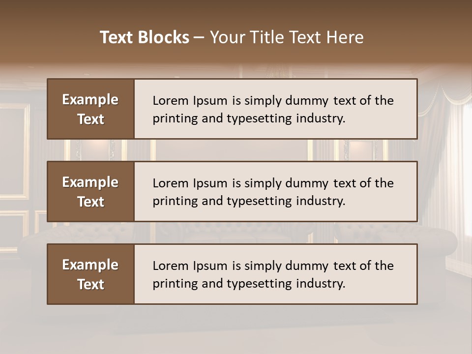 Furry Design Candle PowerPoint Template