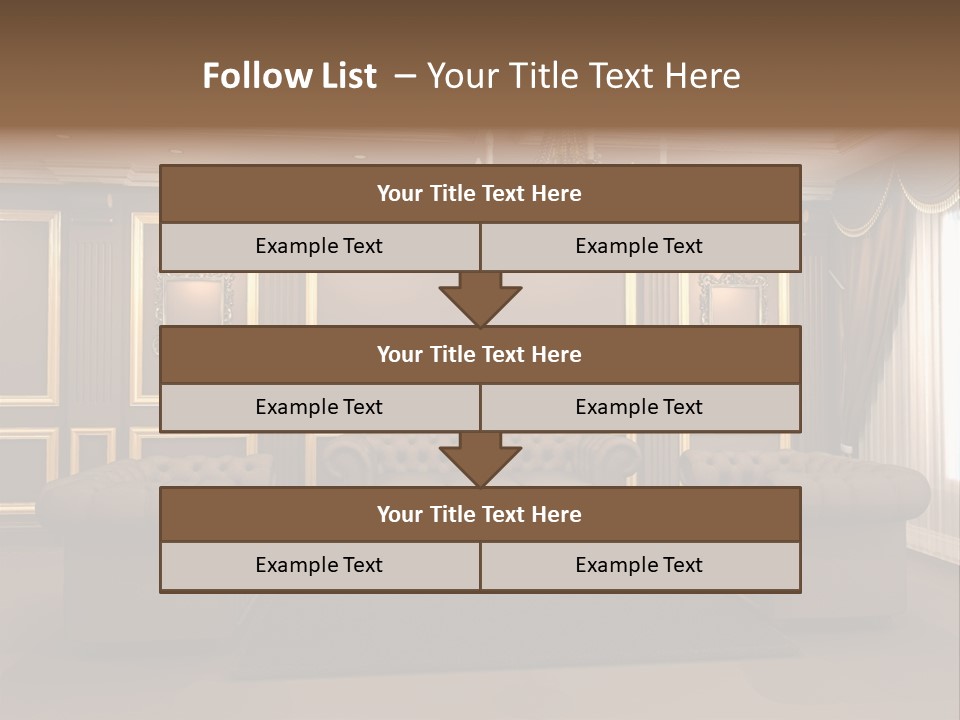 Furry Design Candle PowerPoint Template