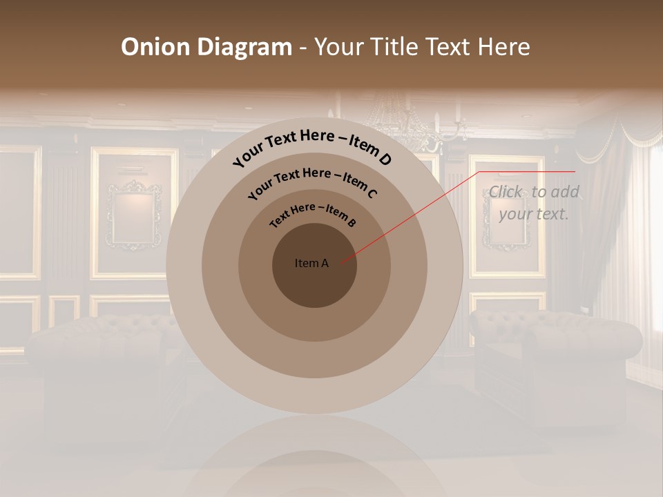 Furry Design Candle PowerPoint Template