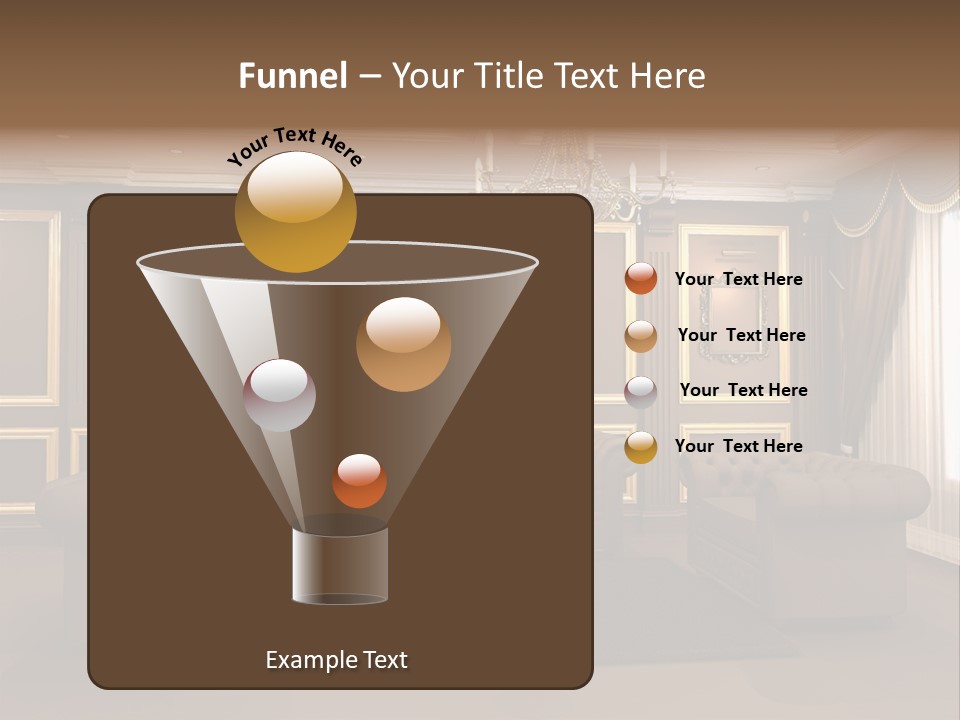 Furry Design Candle PowerPoint Template