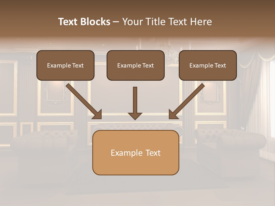 Furry Design Candle PowerPoint Template
