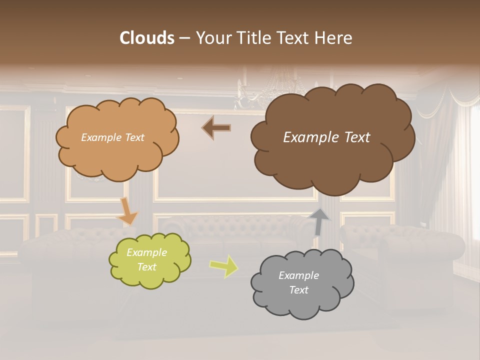 Furry Design Candle PowerPoint Template