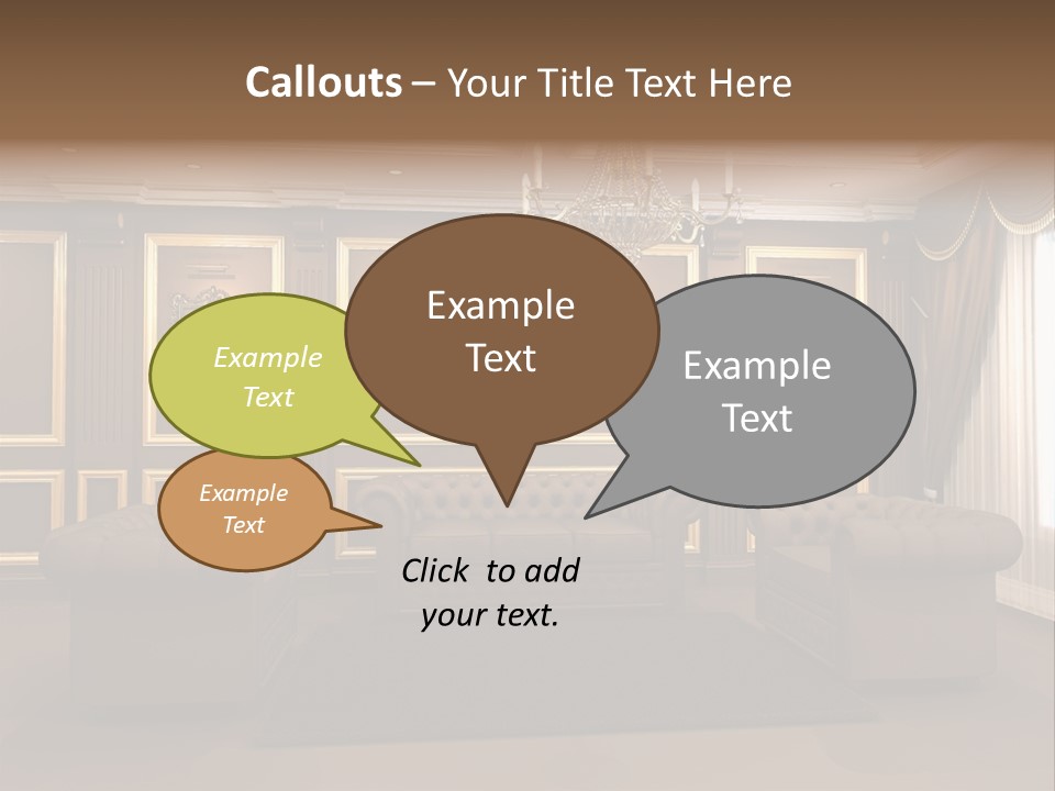 Furry Design Candle PowerPoint Template