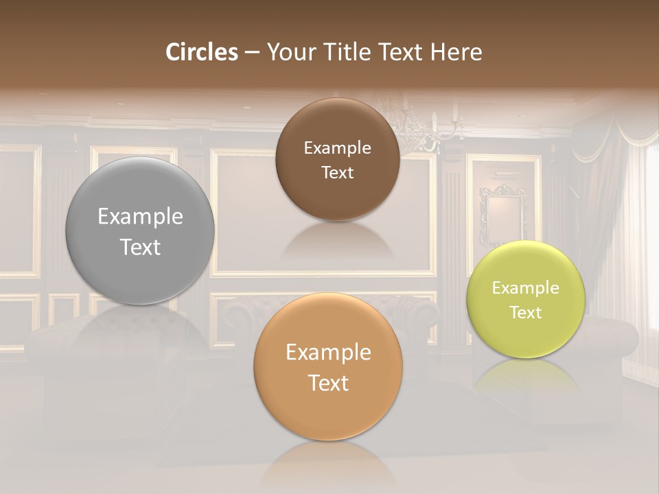 Furry Design Candle PowerPoint Template