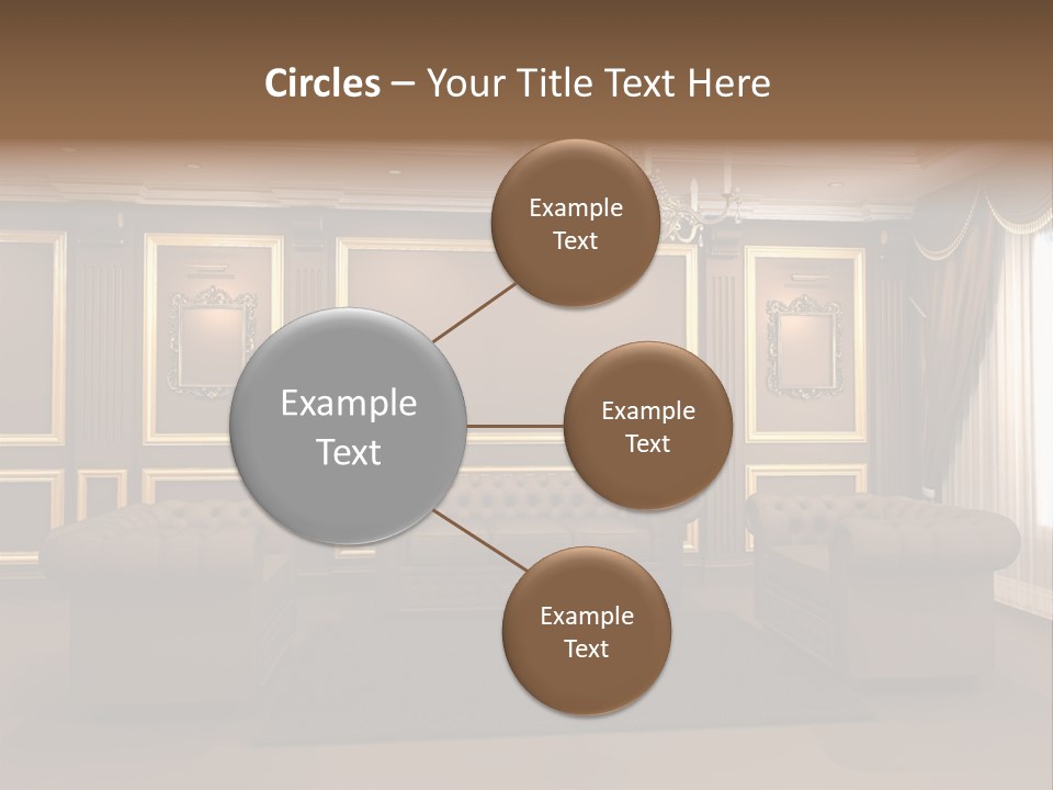 Furry Design Candle PowerPoint Template