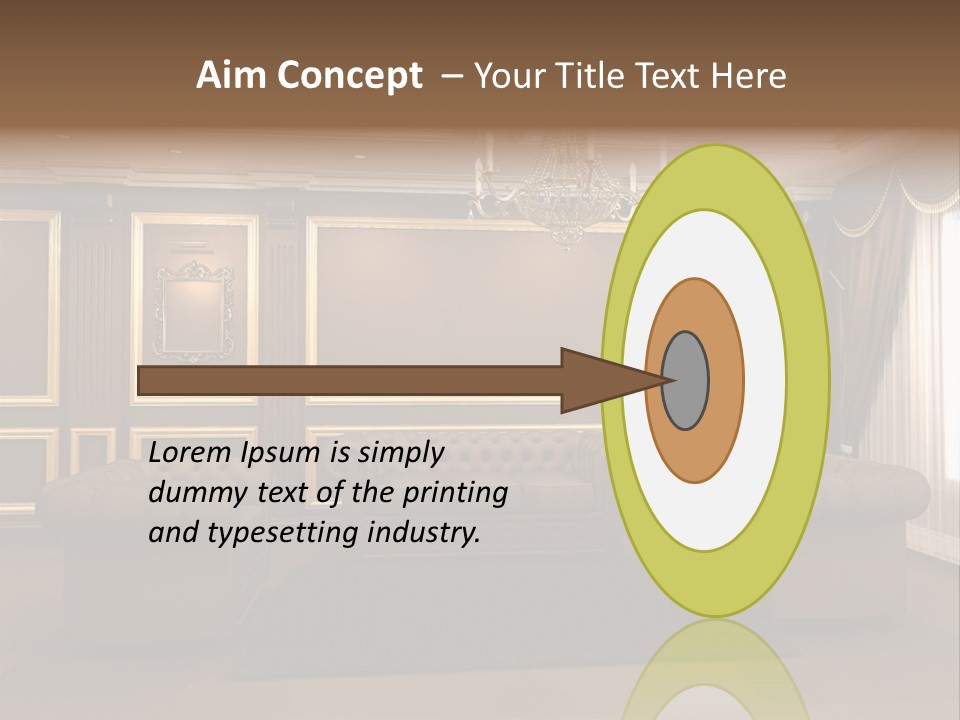 Furry Design Candle PowerPoint Template