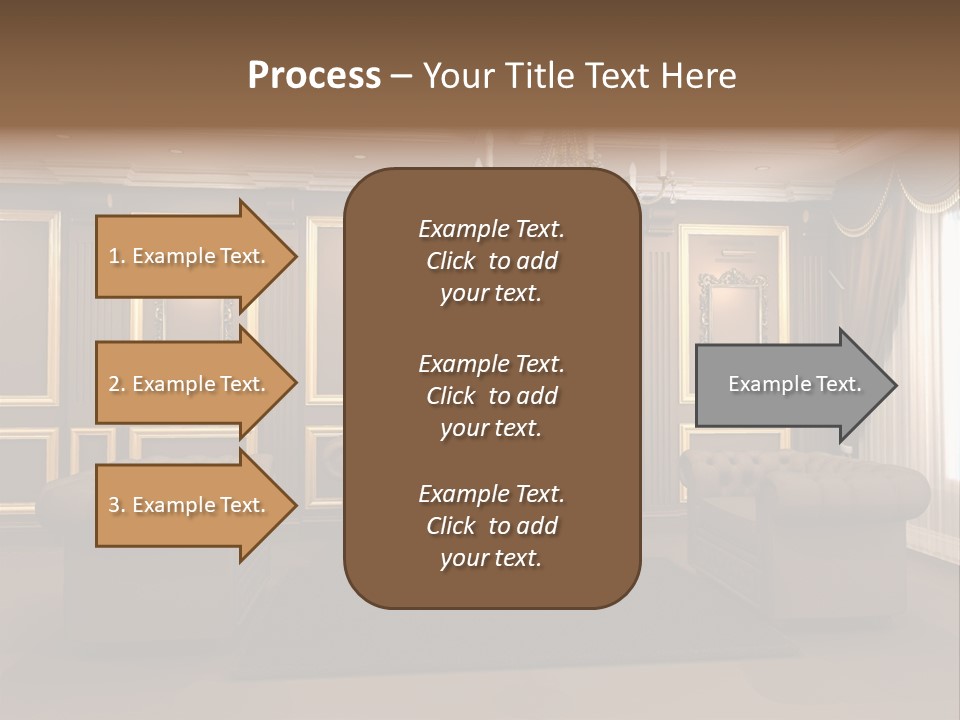 Furry Design Candle PowerPoint Template