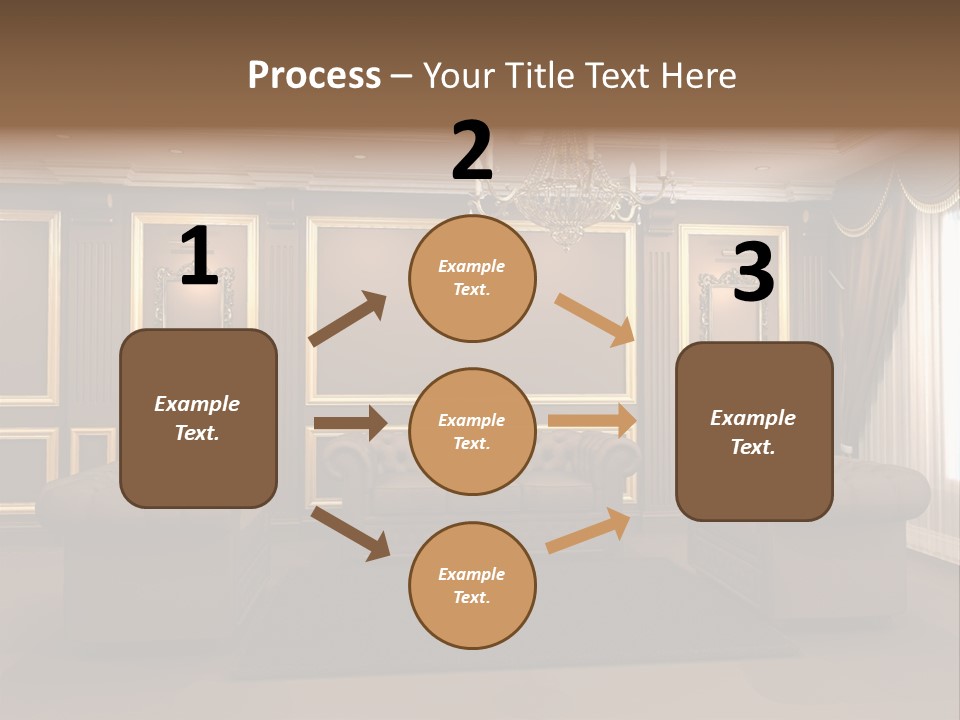 Furry Design Candle PowerPoint Template