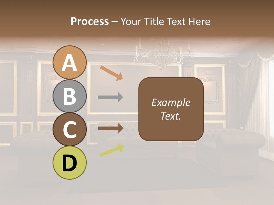 Furry Design Candle PowerPoint Template