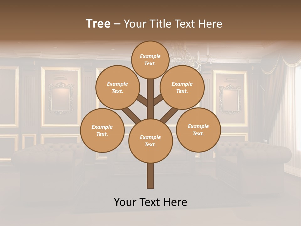 Furry Design Candle PowerPoint Template