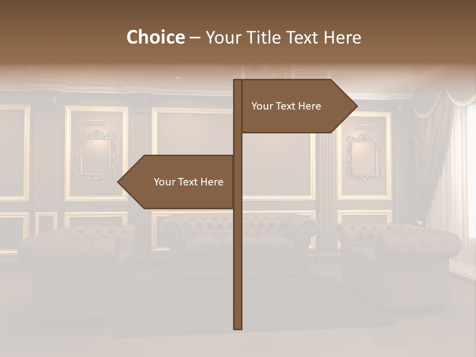 Furry Design Candle PowerPoint Template