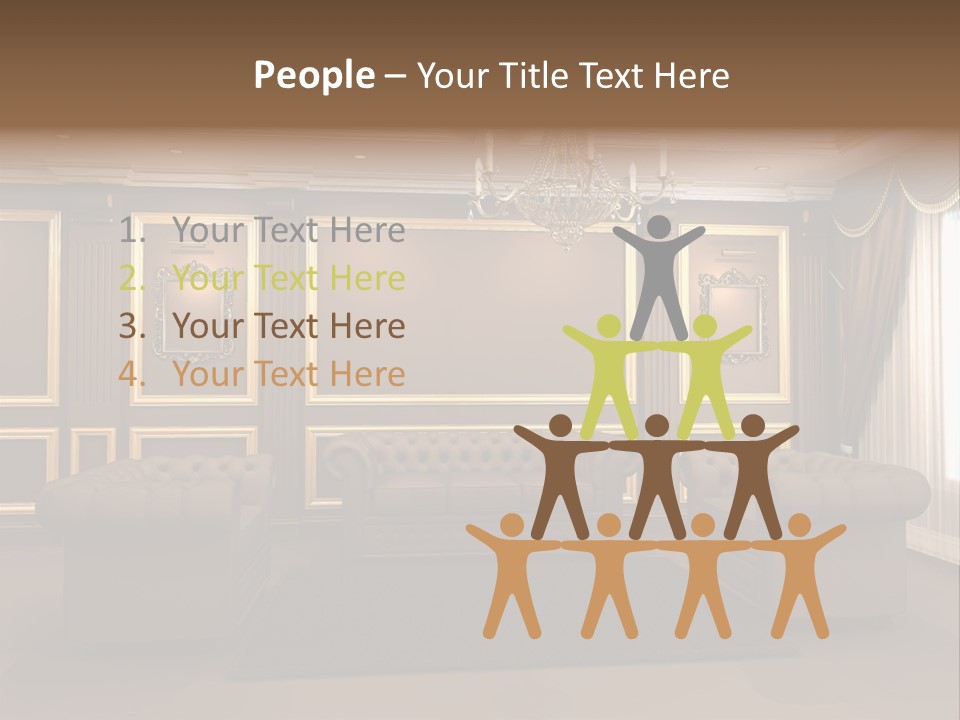 Furry Design Candle PowerPoint Template