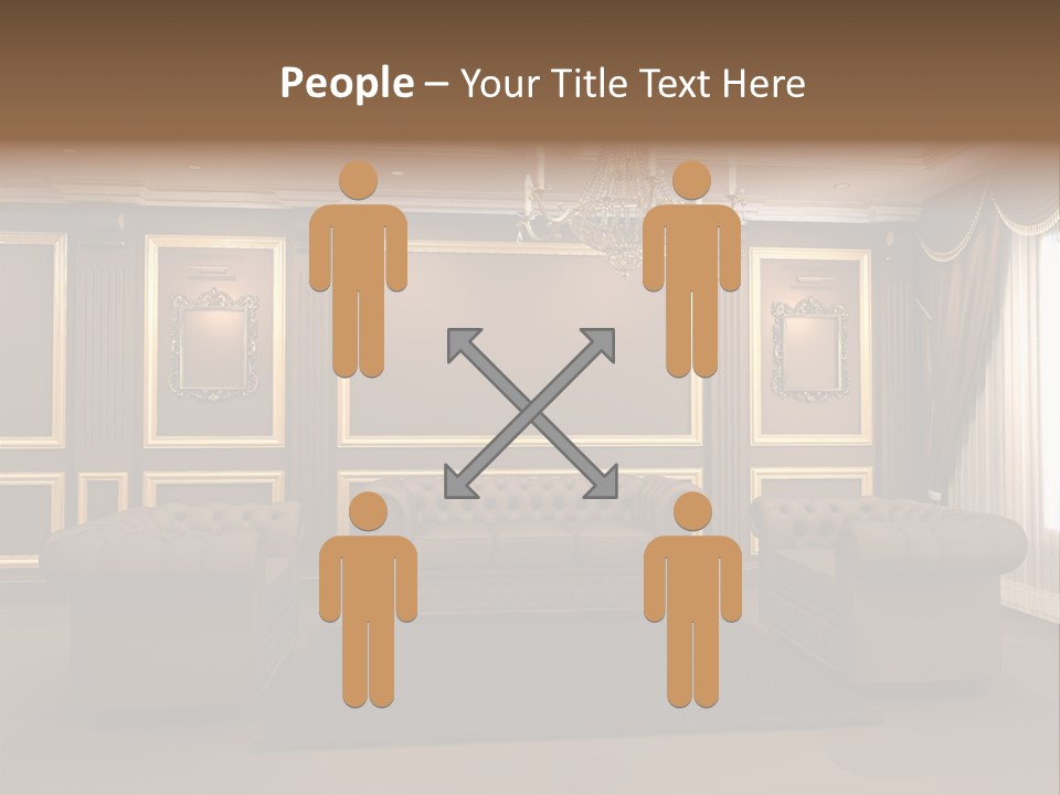 Furry Design Candle PowerPoint Template